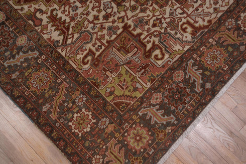 Antique Heriz Area Rug (8' x 11')